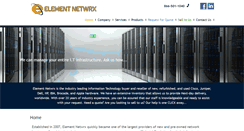 Desktop Screenshot of elementnetwrx.com